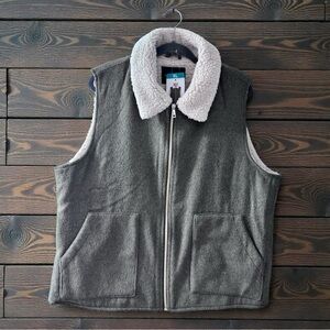 Sanctuary Green Sherpa-Lined Vest Size XL NWT